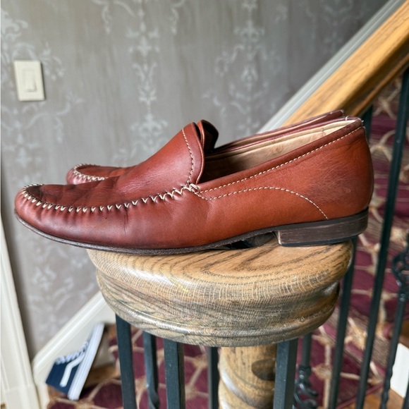 Johnson and Murphy full grain men’s leather loafer very good condition 9.5 - Picture 2 of 11